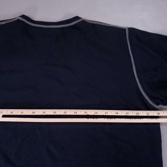 Vintage Tommy Hilfiger Sweater Mens Large Made in Italy Crewneck Pullover Blue - Picture 8 of 10